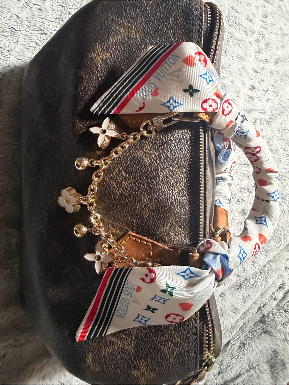 Fashion Twilly Scarf and Charm